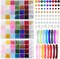 2450pcs Glass Beads for Jewelry Making Kit -24 Colors 4mm/6mm/8mm Crystal Beads Bracelet Jewelry Making Kit DIY Crafts, 3 Box Round Beads Suitable Kit for Beginners Adults Christmas Holiday Gifts